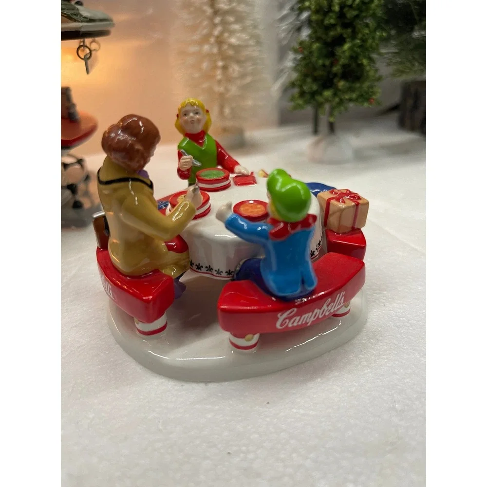 Dept 56 Snow Village CAMPBELL'S SOUP COUNTER & M'm M'm GOOD Accessory 56.55309